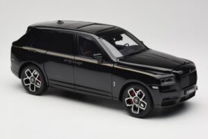 Rolls-Royce Cullinan ブラック Gold Coachline & Shadow Wheels OEM 1:18 028-15A メタル - 画像 6/8