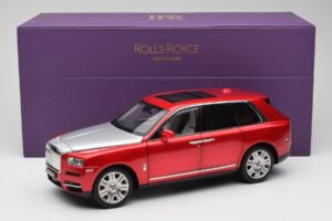 Rolls-Royce Cullinan レッド Shadow Wheels付き OEM 1:18 028-18A メタル - 画像 8/8