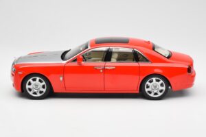 Rolls-Royce Ghost レッド & シルバー Kyosho 1:18 008802RS メタル - 画像 4/8
