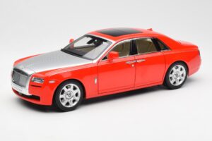 Rolls-Royce Ghost レッド & シルバー Kyosho 1:18 008802RS メタル