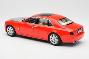 Rolls-Royce Ghost レッド & シルバー Kyosho 1:18 008802RS メタル - 画像 7/8