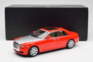 Rolls-Royce Ghost レッド & シルバー Kyosho 1:18 008802RS メタル - 画像 8/8