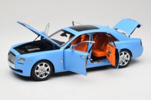 Rolls-Royce Ghost Series I ライトブルー Kyosho 1:18 08802LB メタル - 画像 2/8