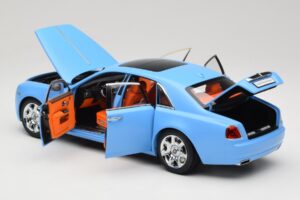 Rolls-Royce Ghost Series I ライトブルー Kyosho 1:18 08802LB メタル - 画像 5/8