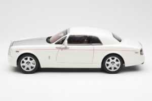 Rolls-Royce Phantom Coupe English ホワイトシルバー Kyosho 1:18 08861EW メタル - 画像 4/8