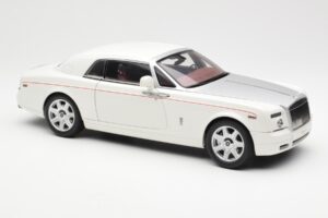 Rolls-Royce Phantom Coupe English ホワイトシルバー Kyosho 1:18 08861EW メタル - 画像 6/8