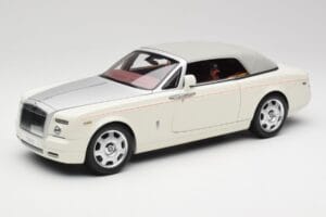 Rolls-Royce Phantom Drophead Coupe English ホワイト Kyosho 1:18 08871EW2 メタル - 画像 4/10
