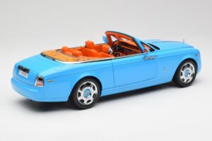Rolls-Royce Phantom Drophead Coupe Powder ブルー Kyosho 1:18 08871BL メタル - 画像 5/10