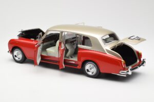 Rolls-Royce Phantom VI レッド ライトベージュ Kyosho 1:18 08905RLB メタル - 画像 5/8