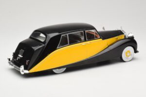 Rolls-Royce Silver Wraith Empress by Hooper ブラック & イエロー MCG 1:18 MCG18066 メタル - 画像 2/6