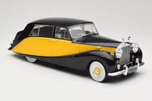 Rolls-Royce Silver Wraith Empress by Hooper ブラック & イエロー MCG 1:18 MCG18066 メタル - 画像 4/6