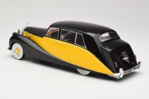 Rolls-Royce Silver Wraith Empress by Hooper ブラック & イエロー MCG 1:18 MCG18066 メタル - 画像 5/6