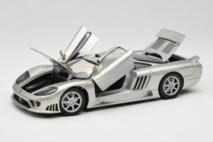 Saleen S7 シルバー Welly 1:18 23124646-M20 メタル - 画像 2/8