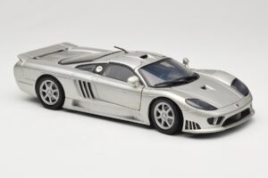 Saleen S7 シルバー Welly 1:18 23124646-M20 メタル - 画像 6/8