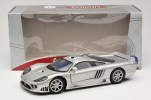 Saleen S7 シルバー Welly 1:18 23124646-M20 メタル - 画像 8/8