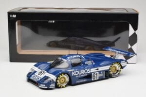 Sauber Mercedes C9 Kouros Racing #61 M. Thackwell / H. Pescarolo 24 Hours of Le Mans 1987 Minichamps 1:18 155873561 メタル - 画像 6/6