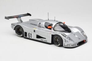Sauber Mercedes C9 #61 M. Baldi / K. Acheson / G. Brancatelli 2nd Place 24 Hours of Le Mans 1989 Minichamps 1:18 155893561 メタ - 画像 4/6