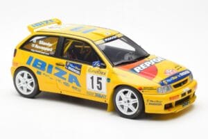 SEAT Ibiza Kit Car Evo 2 #15 H. Rovanpera / R. Pietilanen Rally Monte Carlo 1998 Otto 1:18 OT445 レジン - 画像 4/6