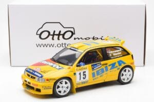 SEAT Ibiza Kit Car Evo 2 #15 H. Rovanpera / R. Pietilanen Rally Monte Carlo 1998 Otto 1:18 OT445 レジン - 画像 6/6