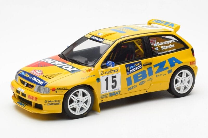 SEAT Ibiza Kit Car Evo 2 #15 H. Rovanpera / R. Pietilanen Rally Monte Carlo 1998 Otto 1:18 OT445 レジン