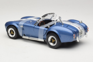 Shelby Cobra 427 S/C ブルー ホワイトストライプ Road Signature 1:18 92058-P2 メタル - 画像 5/6