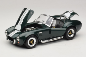 Shelby Cobra 427 S/C ダークグリーン ホワイトストライプ Road Signature 1:18 92058-P1 メタル - 画像 2/8