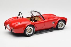 Shelby Cobra 427 S/C レッド Kyosho 1:18 08047R メタル - 画像 3/8