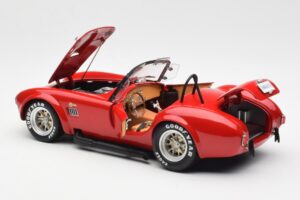 Shelby Cobra 427 S/C レッド Kyosho 1:18 08047R メタル - 画像 5/8