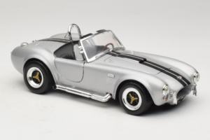 Shelby Cobra 427S/C シルバー ブラックストライプ Road Signature 1:18 92058 メタル - 画像 6/8