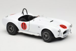 Shelby Cobra 427 S/C ホワイト Auto World 1:18 AWSS104 メタル - 画像 6/8