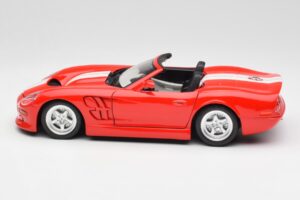 Shelby Series 1 カブリオレ レッド Bburago 1:18 3353 メタル - 画像 4/8
