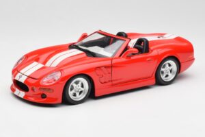 Shelby Series 1 カブリオレ レッド Bburago 1:18 3353 メタル