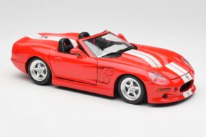 Shelby Series 1 カブリオレ レッド Bburago 1:18 3353 メタル - 画像 6/8
