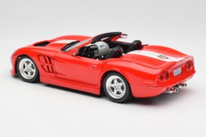 Shelby Series 1 カブリオレ レッド Bburago 1:18 3353 メタル - 画像 7/8