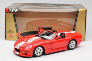 Shelby Series 1 カブリオレ レッド Bburago 1:18 3353 メタル - 画像 8/8