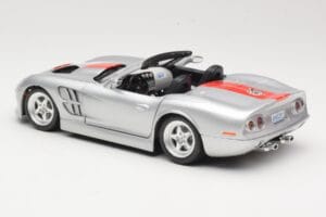 Shelby Series 1 シルバー Bburago 1:18 3323 メタル - 画像 7/8