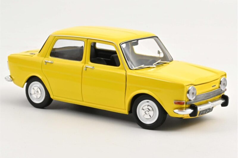 Simca 1000 LS Maya イエロー Norev 1:18 185714 メタル