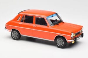 Simca 1100 TI スマトラレッド Norev 1:18 185755 メタル - 画像 4/6