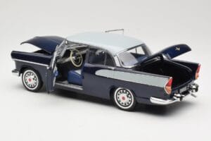 Simca Beaulieu 1 ブルー Norev 1:18 185731 メタル - 画像 5/8