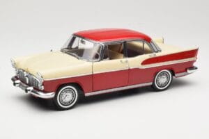 Simca Chambord レッド & アイボリー Norev 1:18 185721 メタル