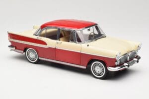 Simca Chambord レッド & アイボリー Norev 1:18 185721 メタル - 画像 6/8