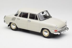 Skoda 1000 MB グレー & ホワイト MCG 1:18 MCG18275 メタル - 画像 4/6