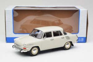 Skoda 1000 MB グレー & ホワイト MCG 1:18 MCG18275 メタル - 画像 6/6