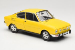 Skoda 110R Coupe イエロー Abrex 1:18 118ABS-707GK メタル - 画像 6/8