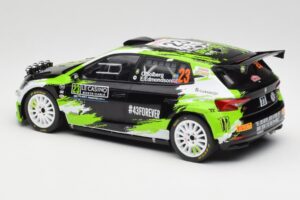 Skoda Fabia Rally2 #23 O. Solberg / E. Edmondson Rally Monte Carlo 2023 IXO 1:18 18RMC155A メタル - 画像 5/6