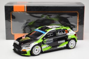 Skoda Fabia Rally2 #23 O. Solberg / E. Edmondson Rally Monte Carlo 2023 IXO 1:18 18RMC155A メタル - 画像 6/6