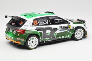Skoda Fabia Rally2 #24 N. Gryazin / K. Aleksandrov Rally Monte Carlo 2023 IXO 1:18 18RMC155B メタル - 画像 2/6
