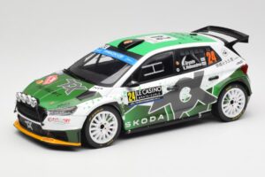 Skoda Fabia Rally2 #24 N. Gryazin / K. Aleksandrov Rally Monte Carlo 2023 IXO 1:18 18RMC155B メタル