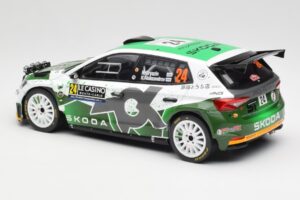 Skoda Fabia Rally2 #24 N. Gryazin / K. Aleksandrov Rally Monte Carlo 2023 IXO 1:18 18RMC155B メタル - 画像 5/6