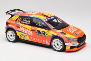 Skoda Fabia Rally2 #25 P. Lopez Rally Monte Carlo 2024 IXO 1:18 18RMC199 メタル - 画像 4/6